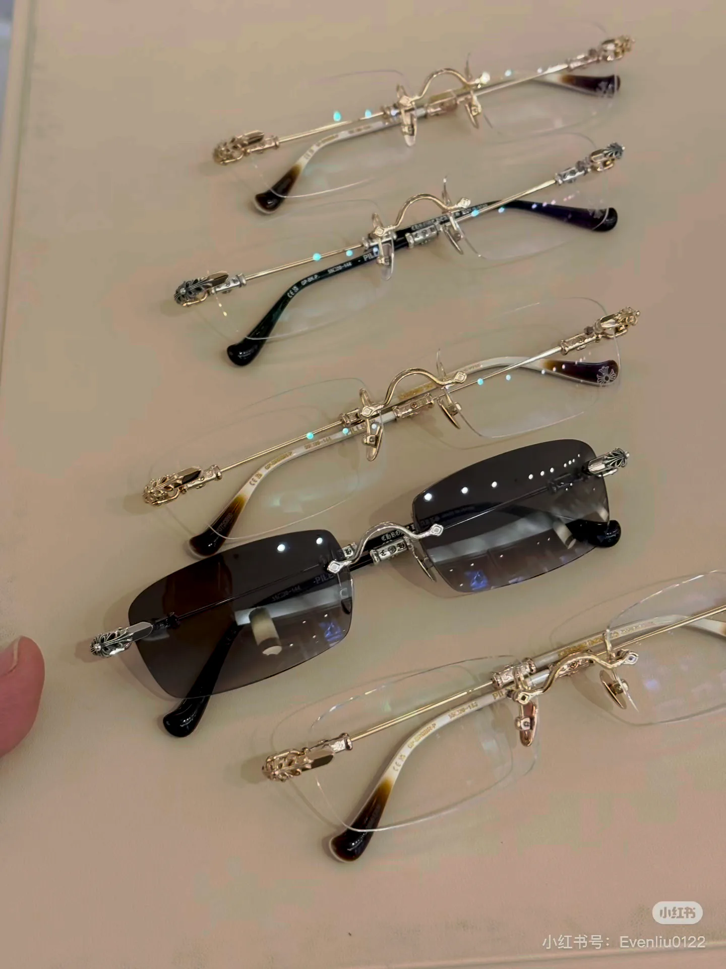 Glasses CHROME HEARTS 17649646
