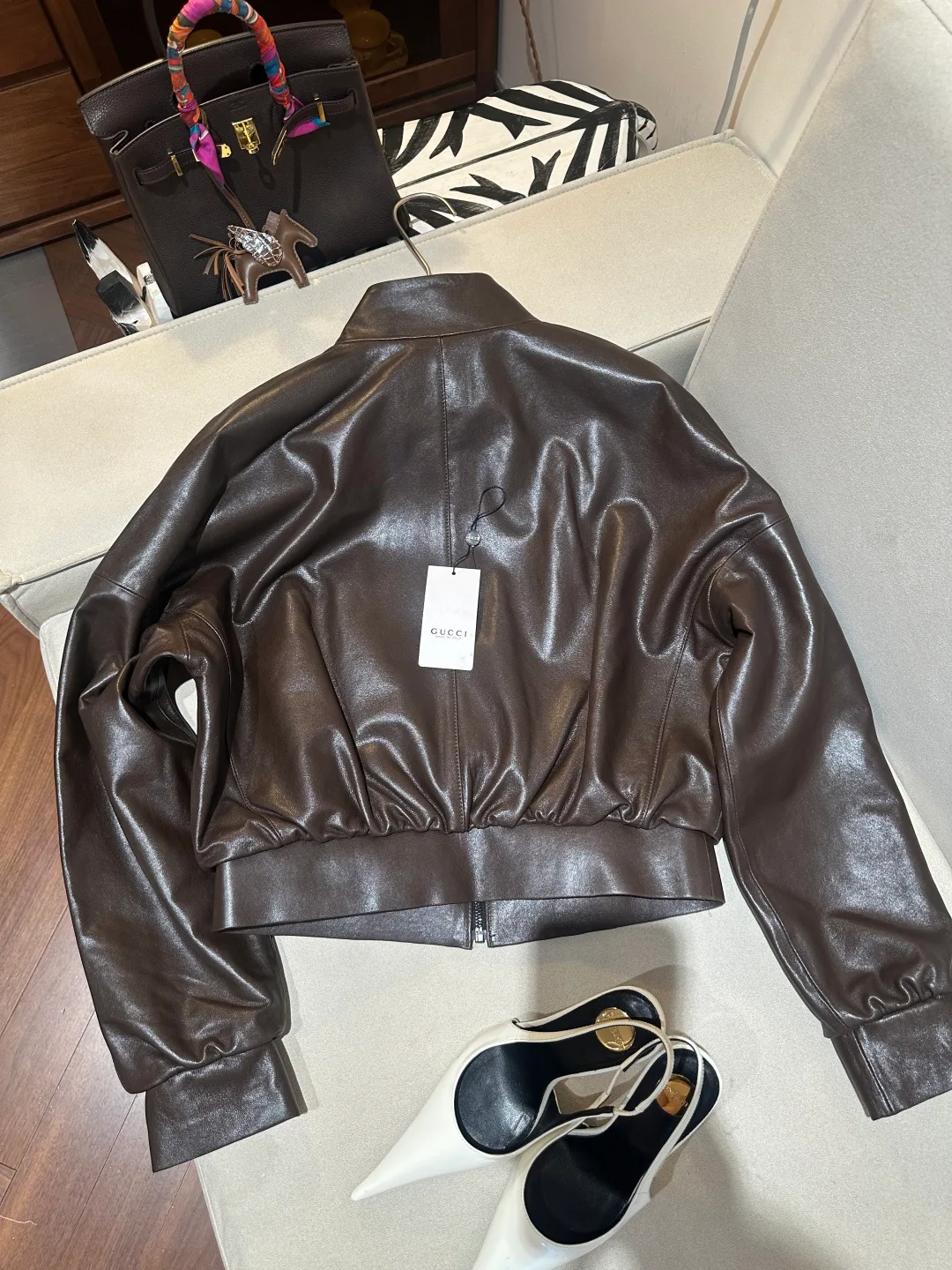 Women's Leather Jackets And Sheepskin Coats GUCCI 17214496