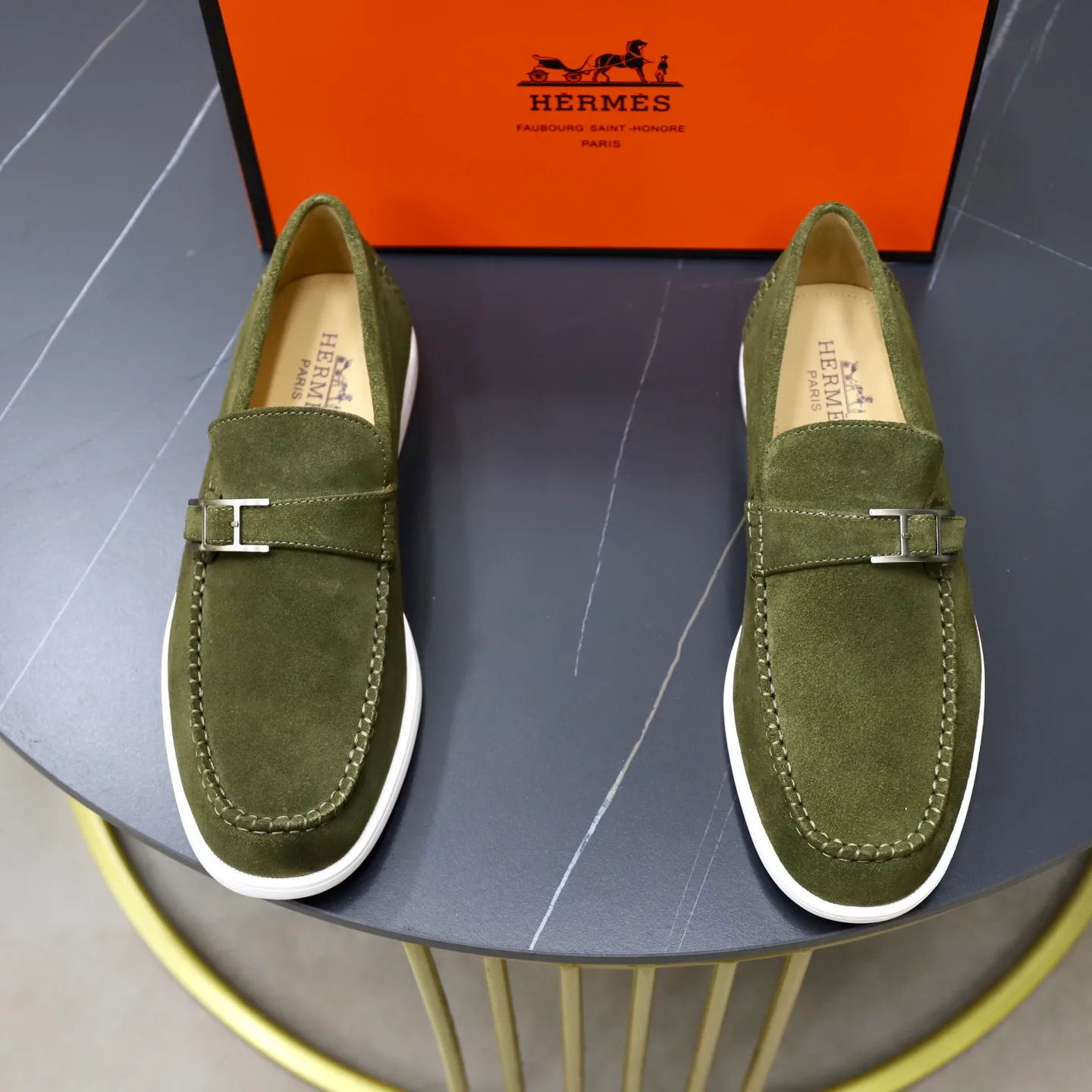 Men's Loafers And Dress Shoes HERMES 17911017