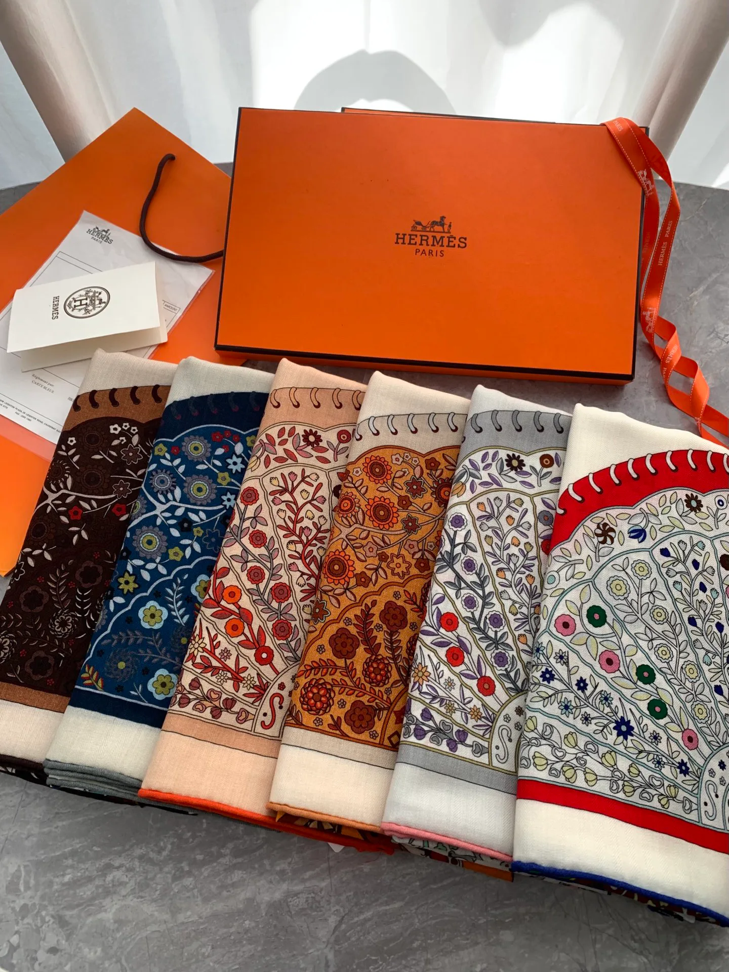 Silk Scarves HERMES 18222483