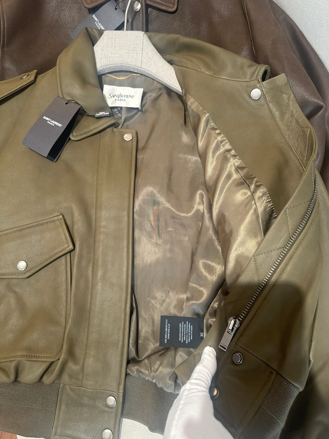 Women's Leather Jackets And Sheepskin Coats SAINT LAURENT 17766373