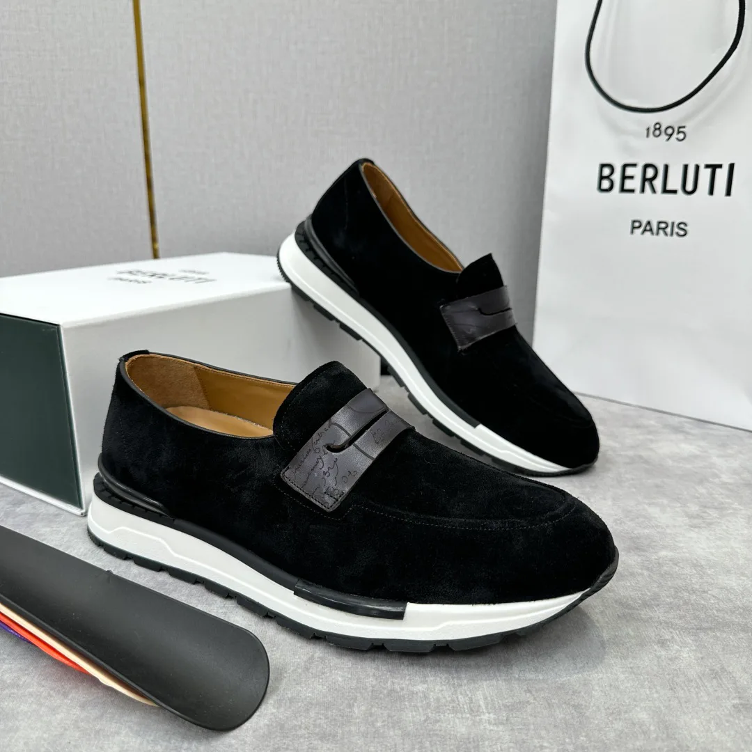 Men's Loafers And Dress Shoes BERLUTI 18100104