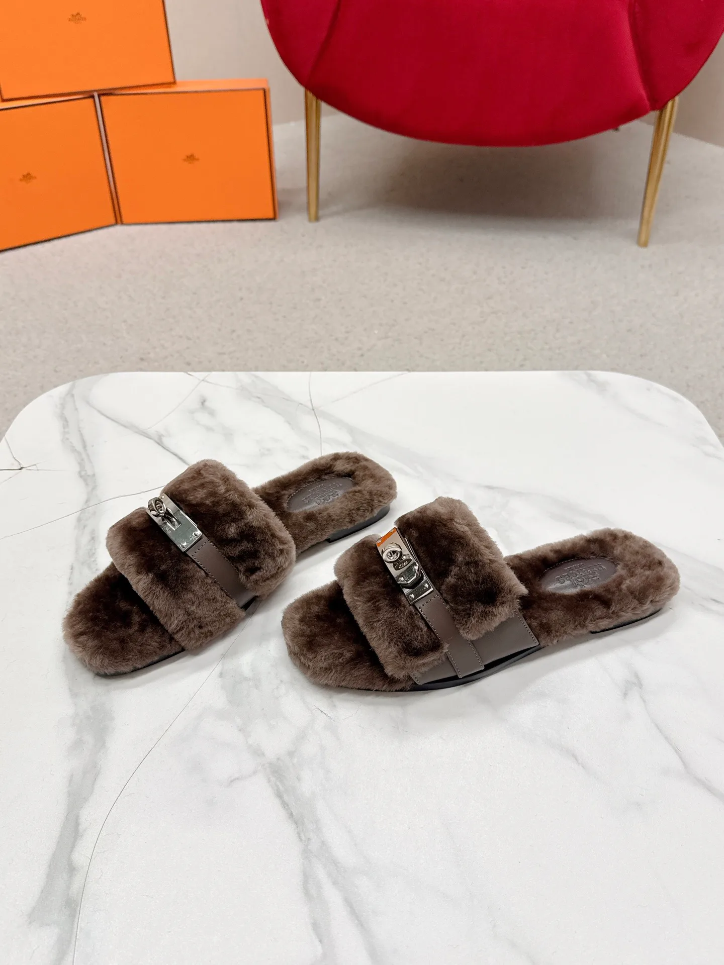 Women's Slippers HERMES 18235651