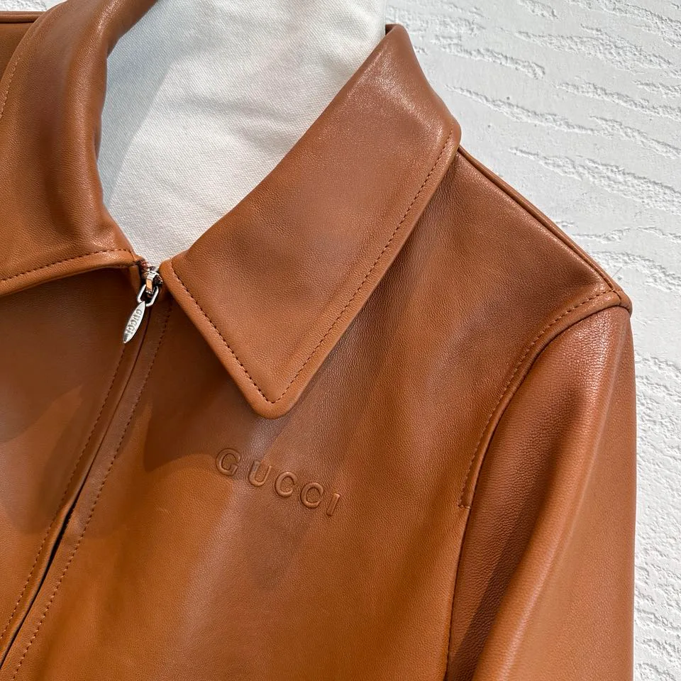 Women's Leather Jackets And Sheepskin Coats GUCCI 17920315
