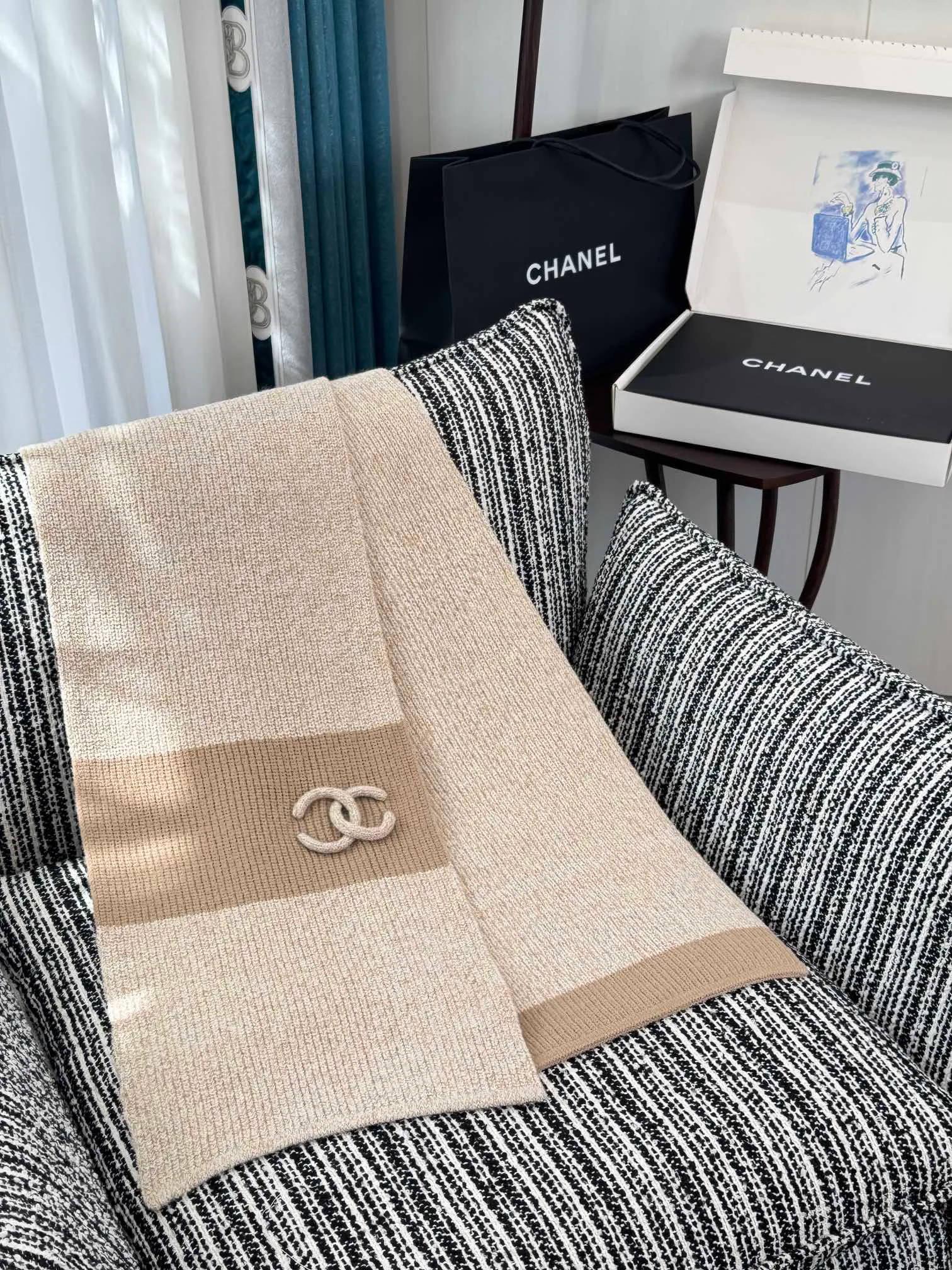 Scarves CHANEL 17992829