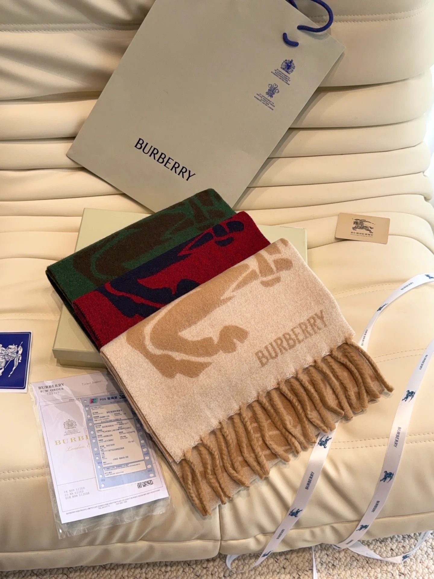 Scarves BURBERRY 18287321
