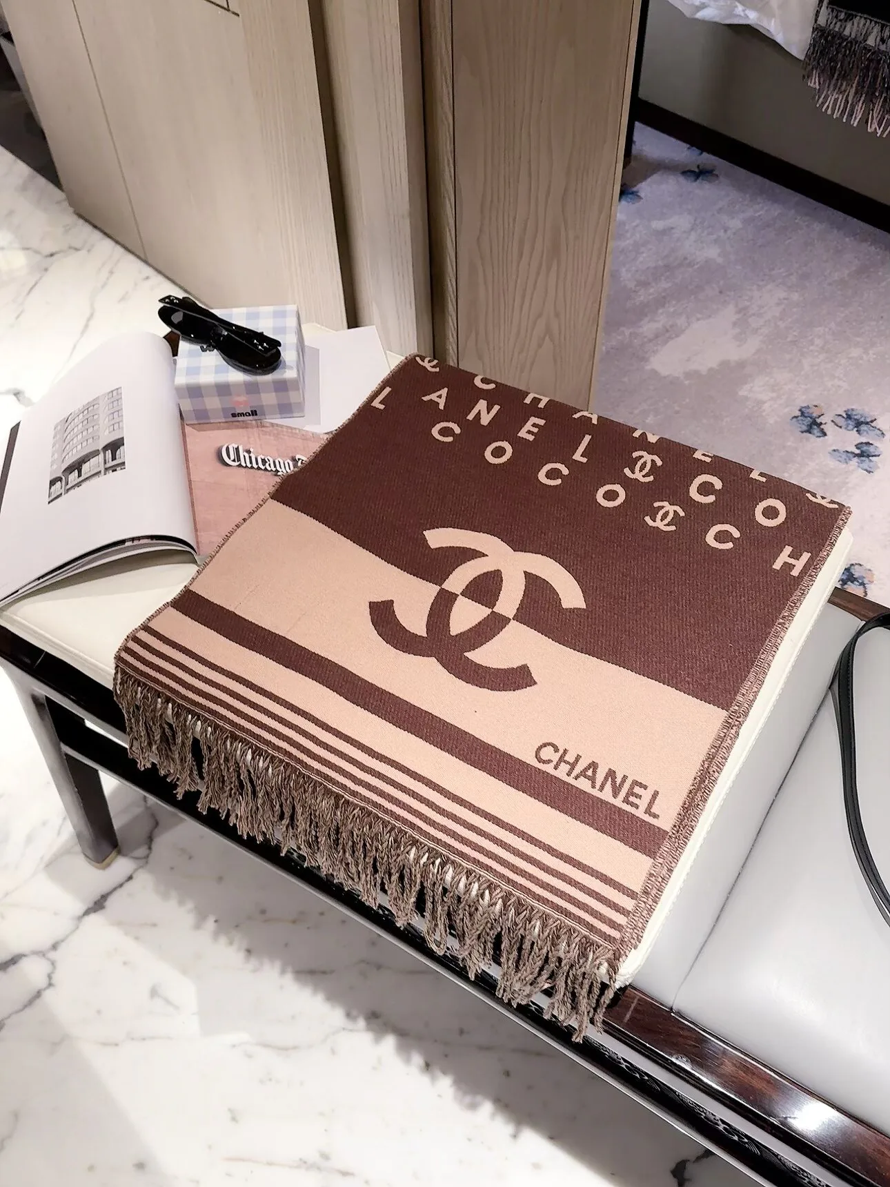 Scarves CHANEL 18377560