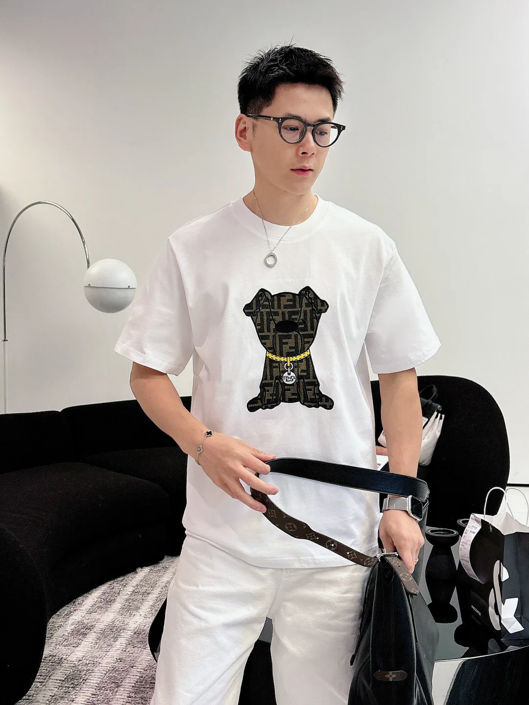 Men's T-Shirts FENDI 17349058