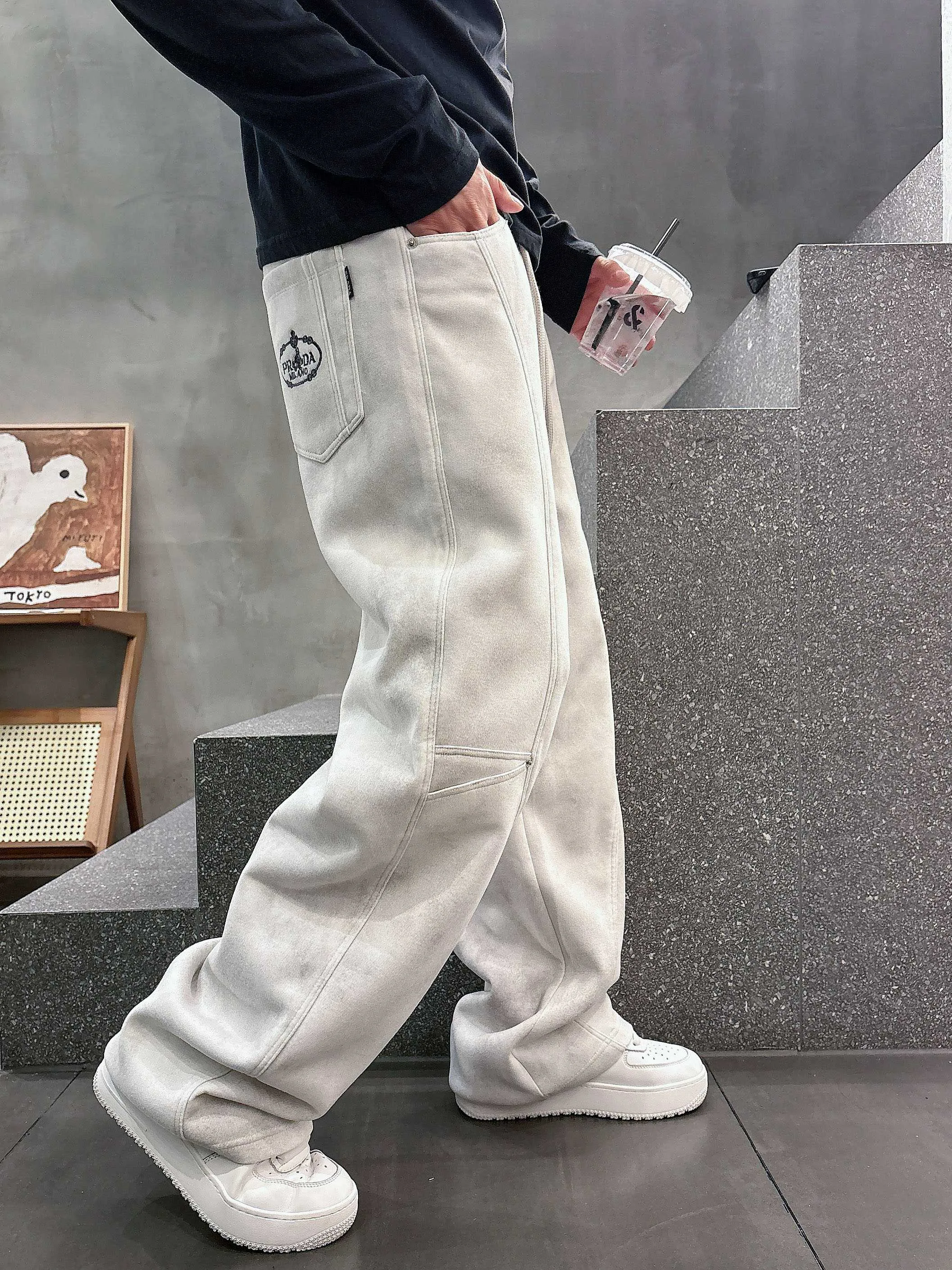 Men's Trousers PRADA 18455328