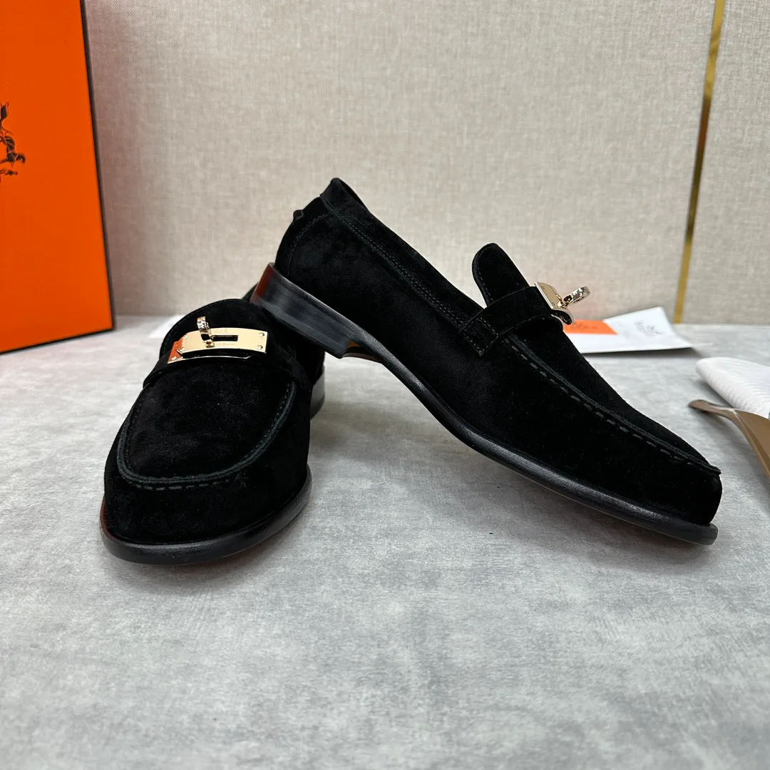 Men's Loafers And Dress Shoes HERMES 18397522