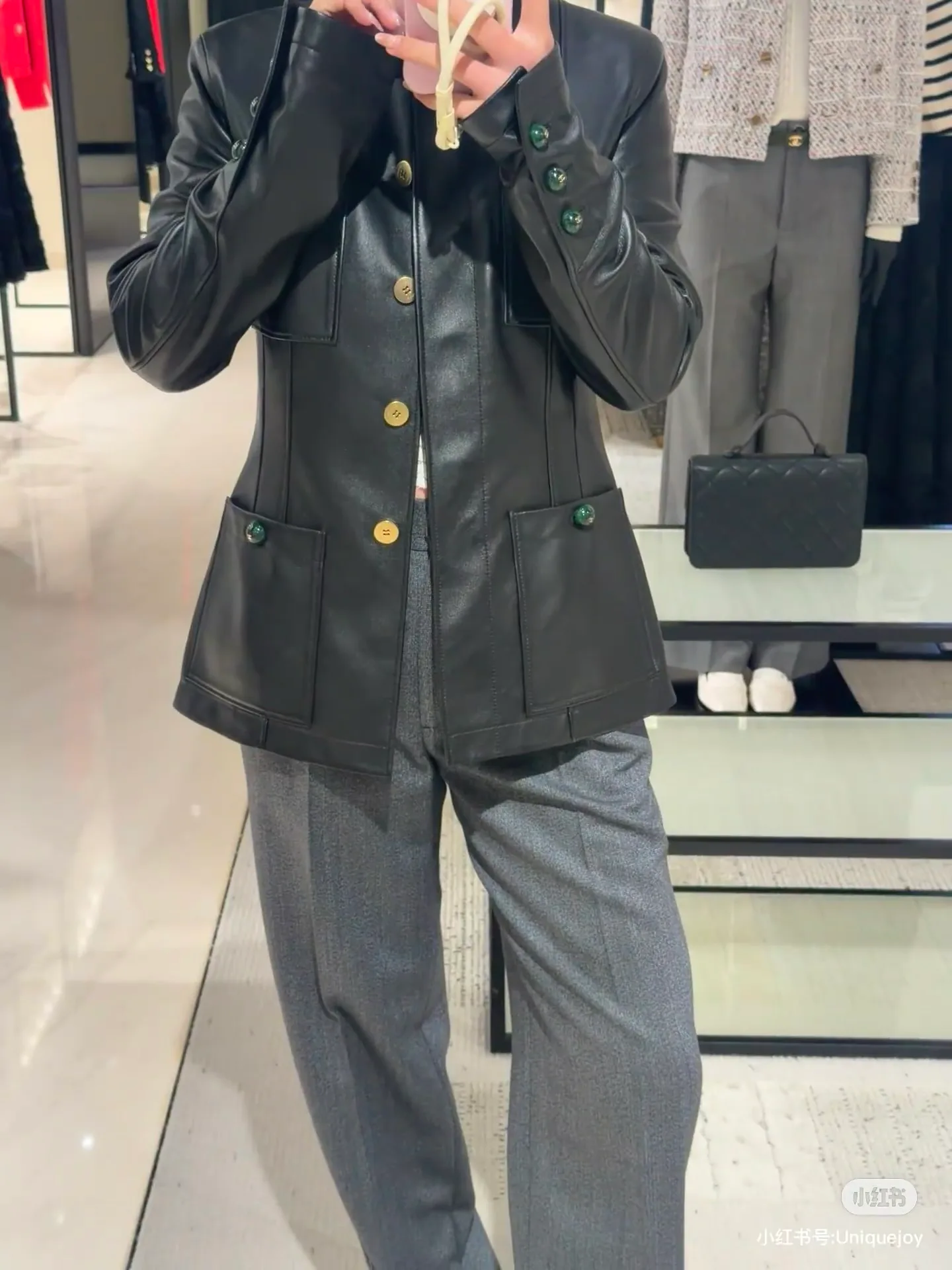 Women's Leather Jackets And Sheepskin Coats CHANEL 17867150