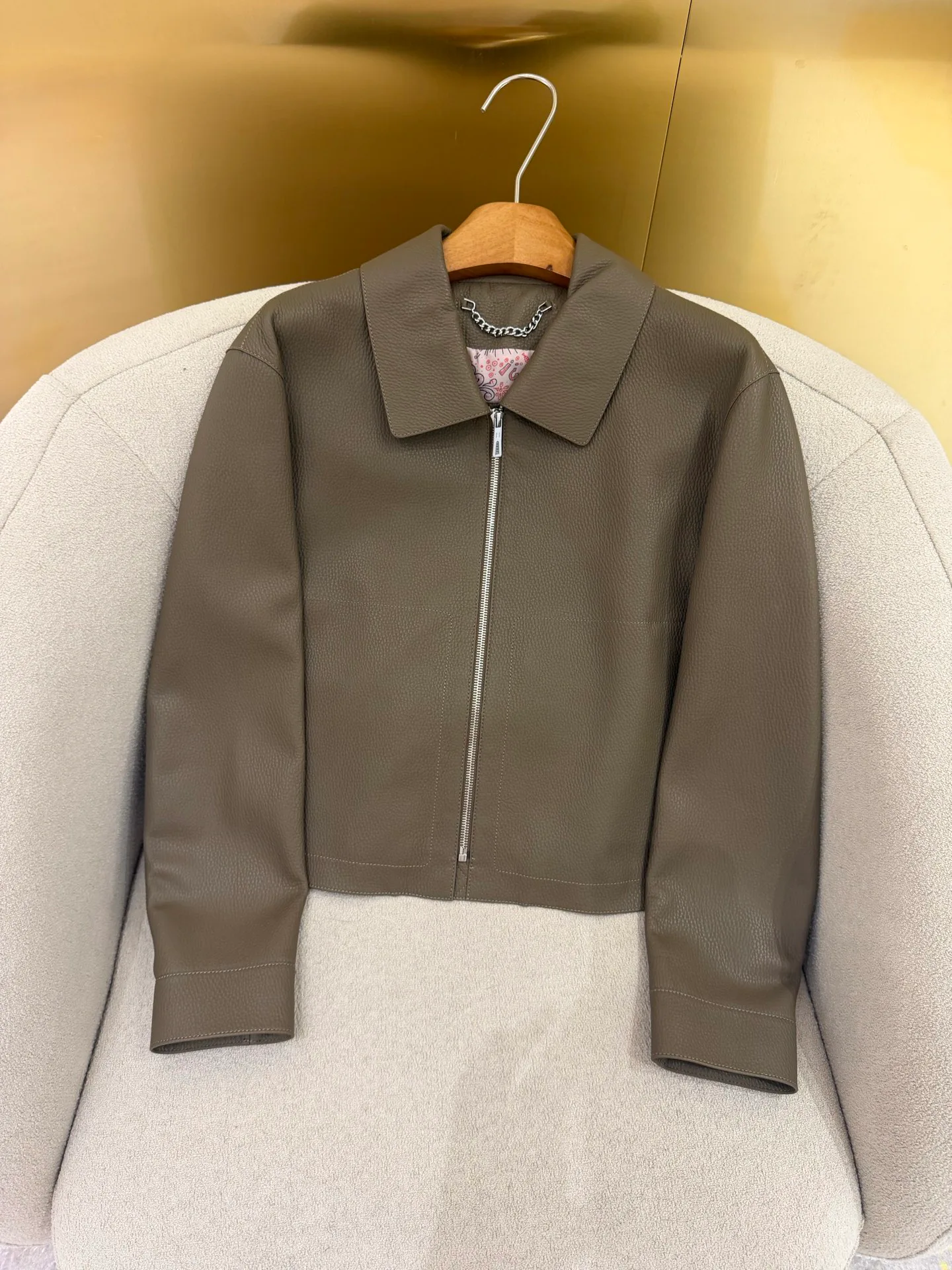 Women's Leather Jackets And Sheepskin Coats HERMES 17802395