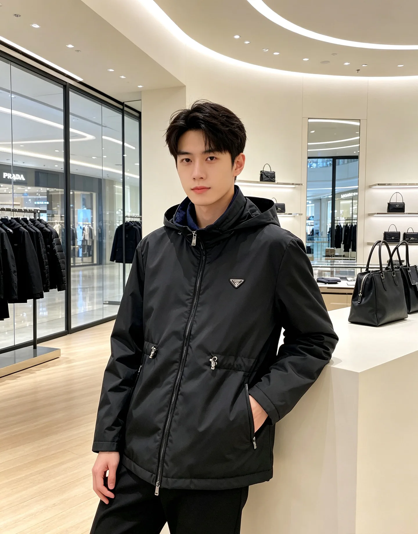 Куртки И Пуховики Мужские Prada 18609375
