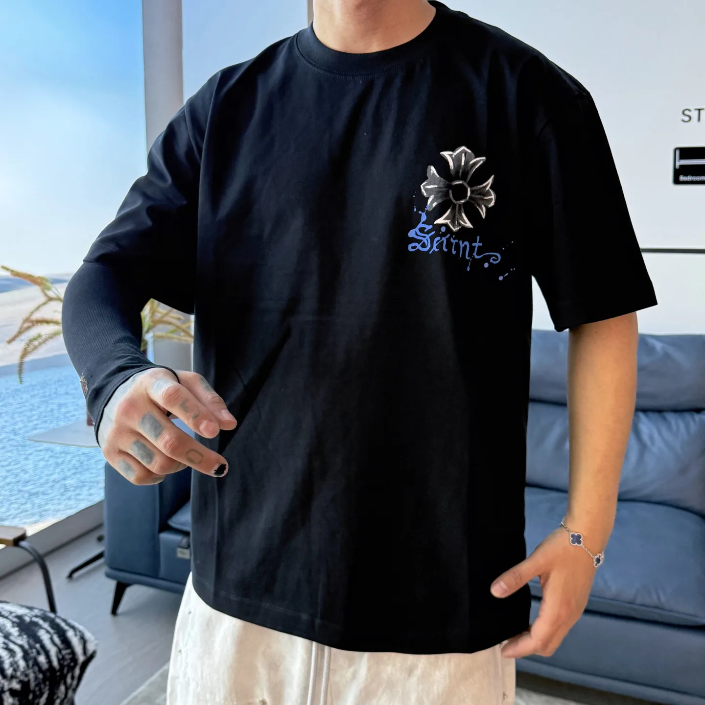 Men's T-Shirts CHROME HEARTS 17037358