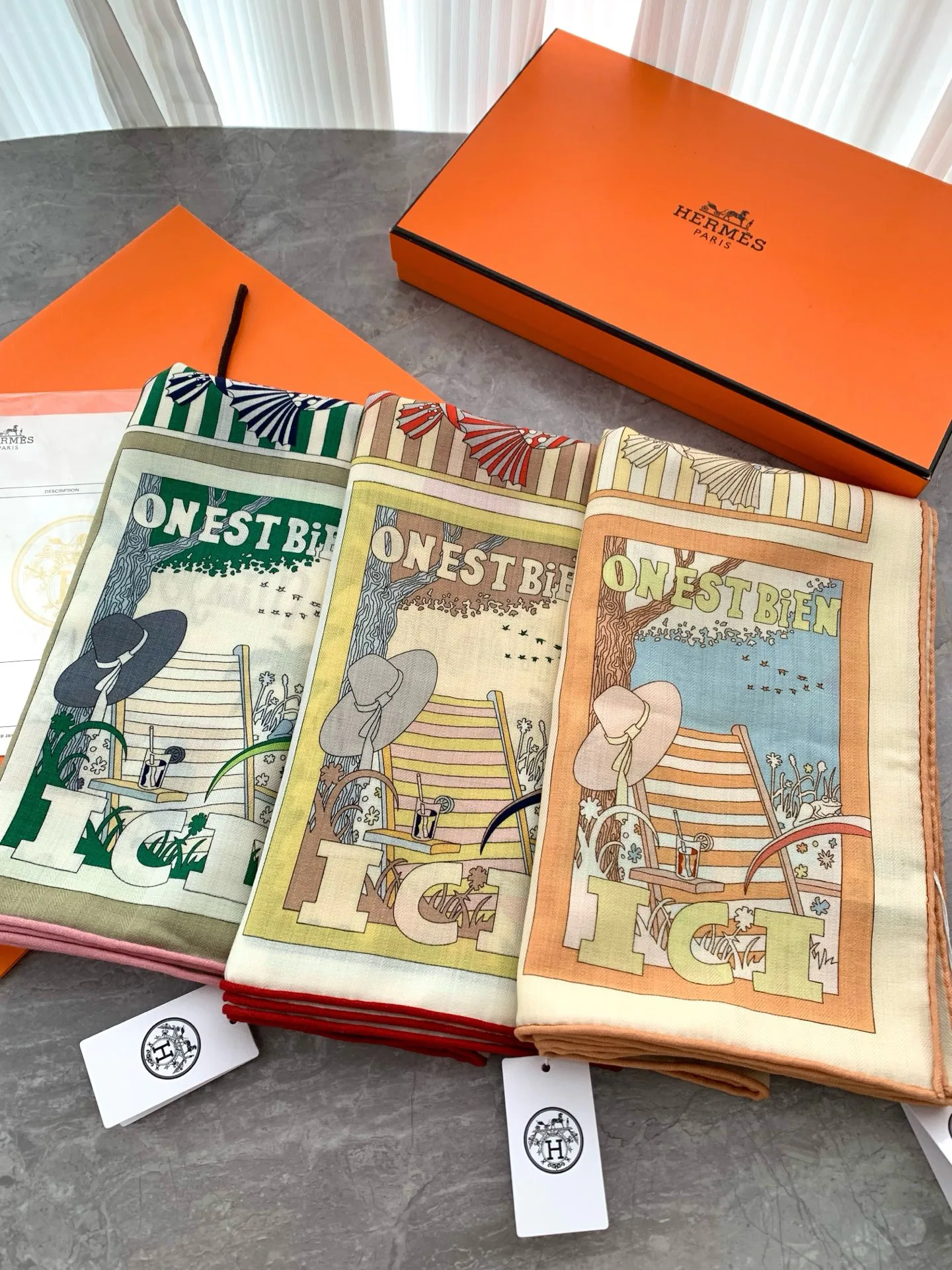 Silk Scarves HERMES 18374320
