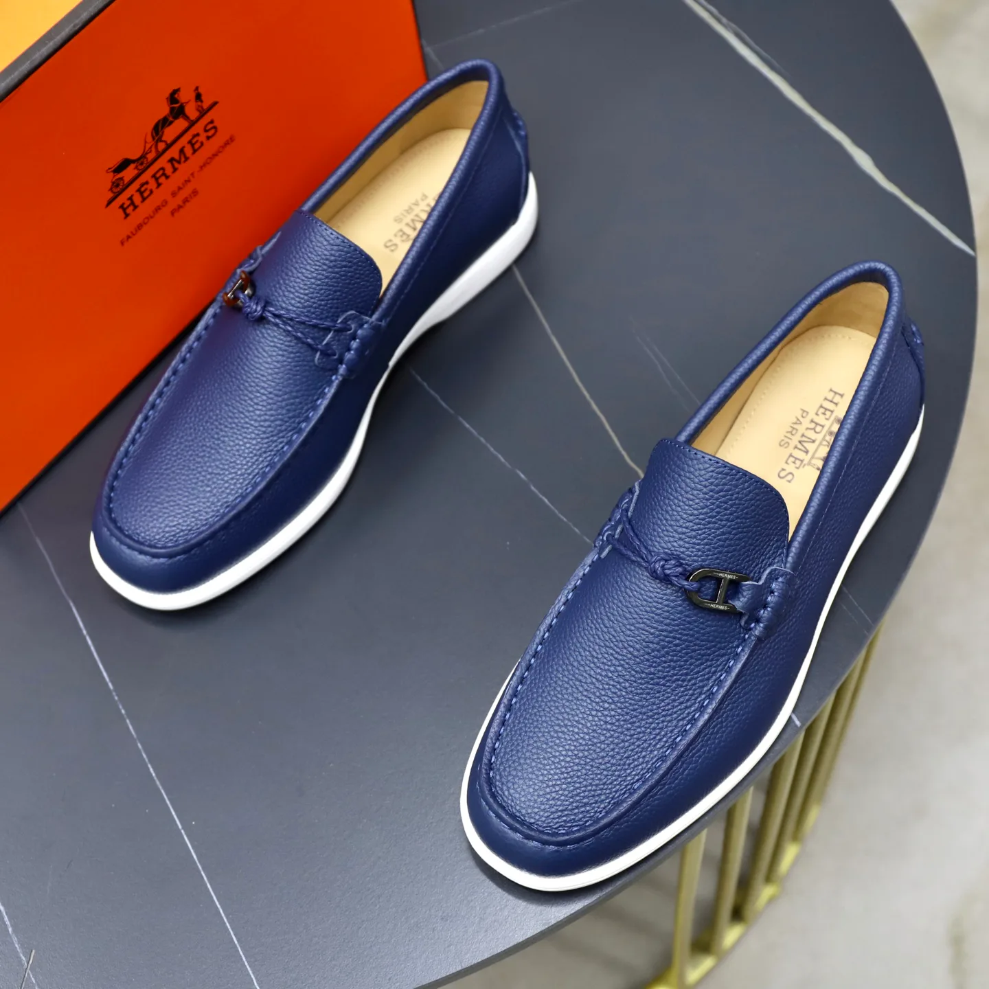 Men's Loafers And Dress Shoes HERMES 18103099