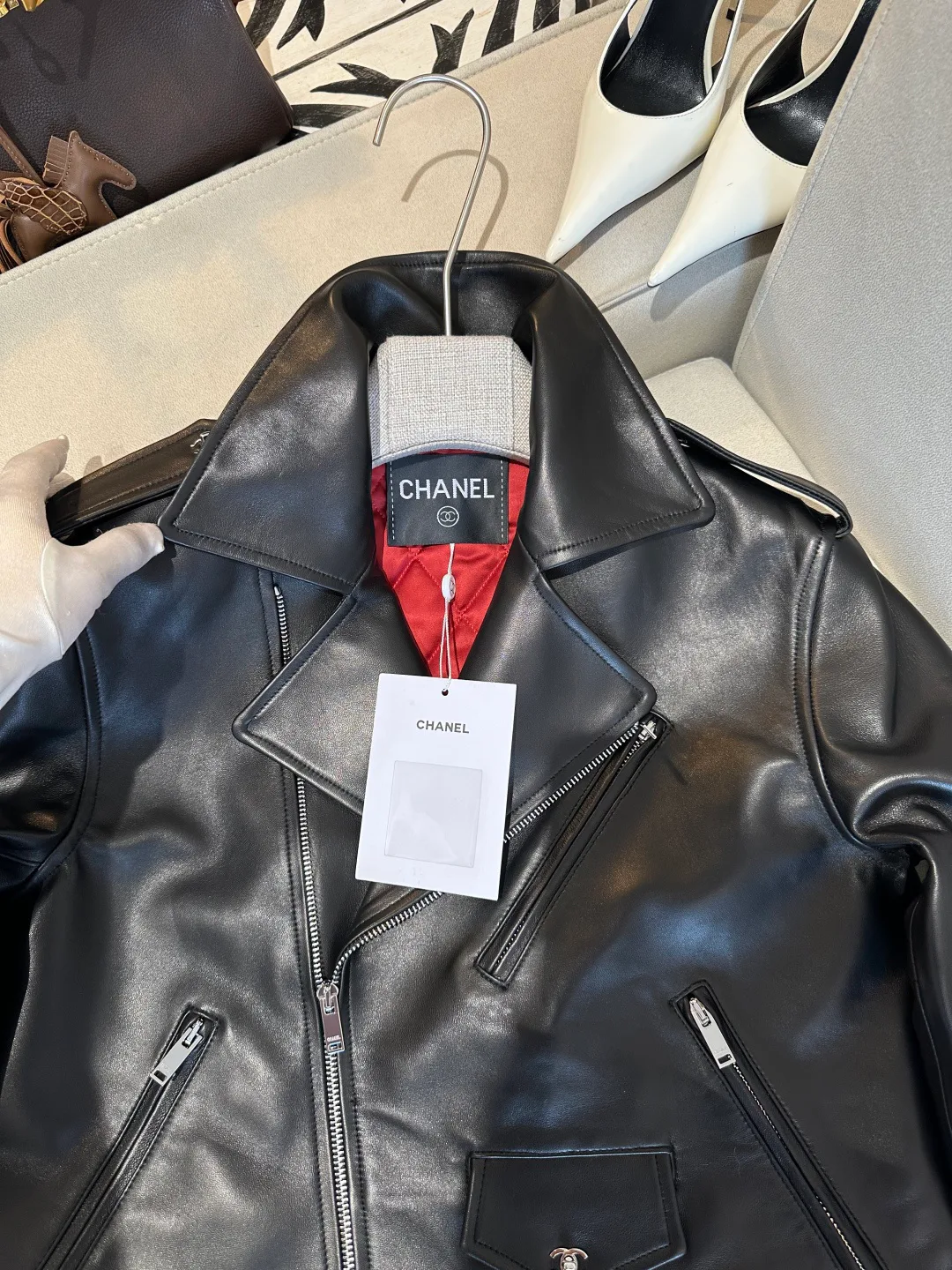 Women's Leather Jackets And Sheepskin Coats CHANEL 17399764