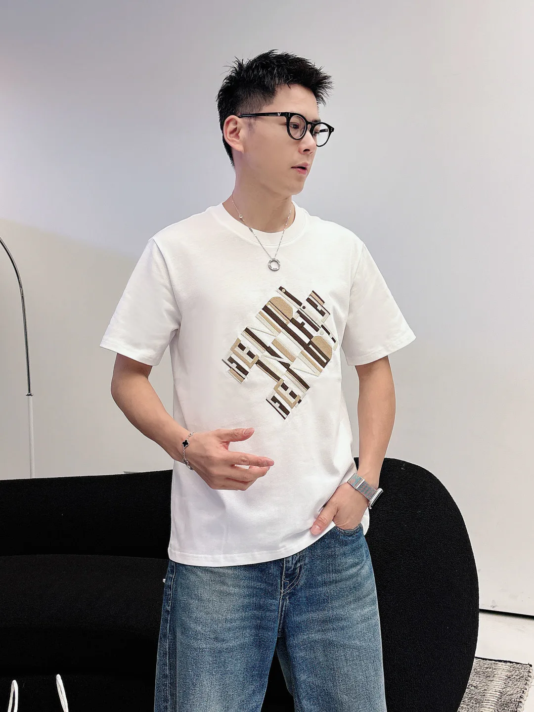 Men's T-Shirts FENDI 17349000