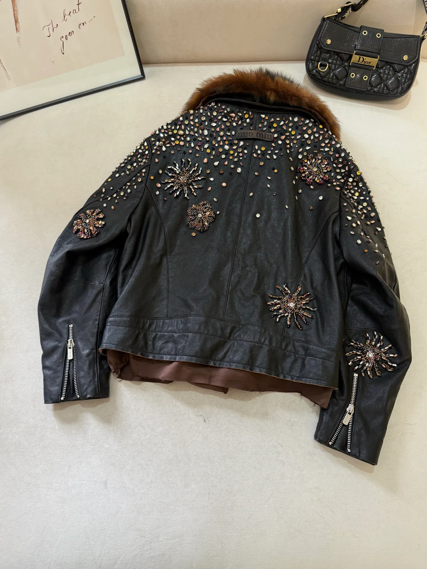 Women's Leather Jackets And Sheepskin Coats MIU MIU 18151046