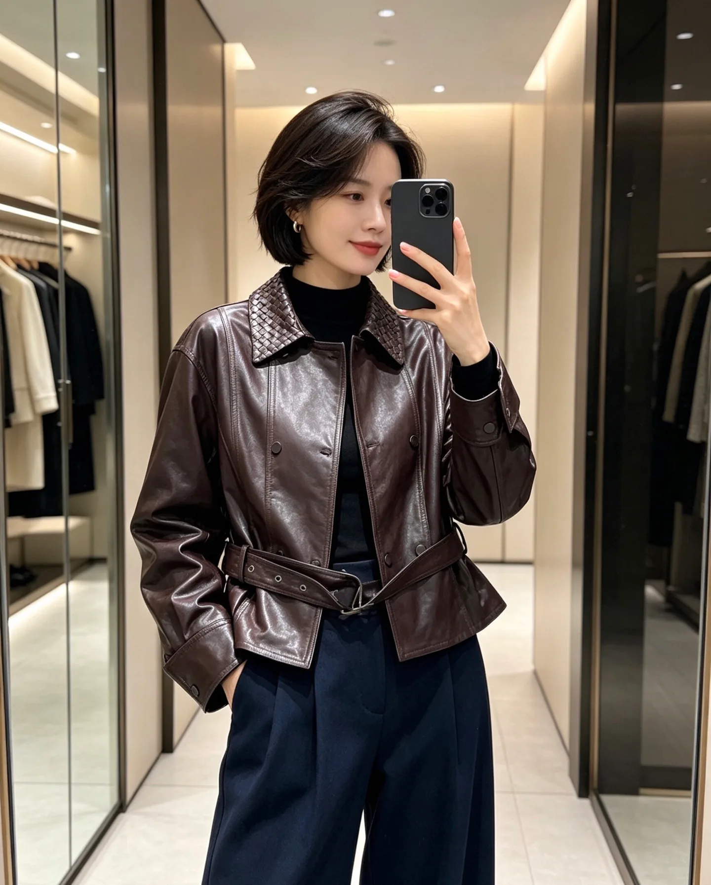 Women's Leather Jackets And Sheepskin Coats BOTTEGA VENETA 18276386