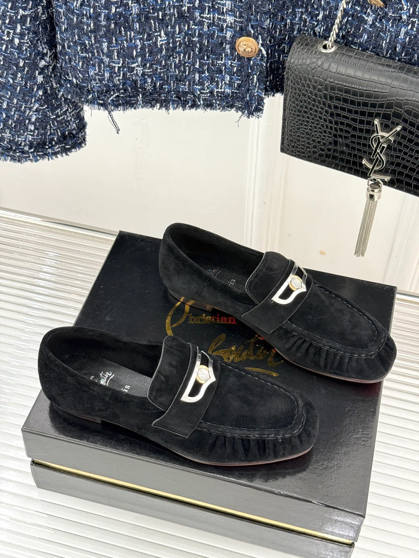 Лоферы И Мокасины Женские Christian Louboutin 18598154
