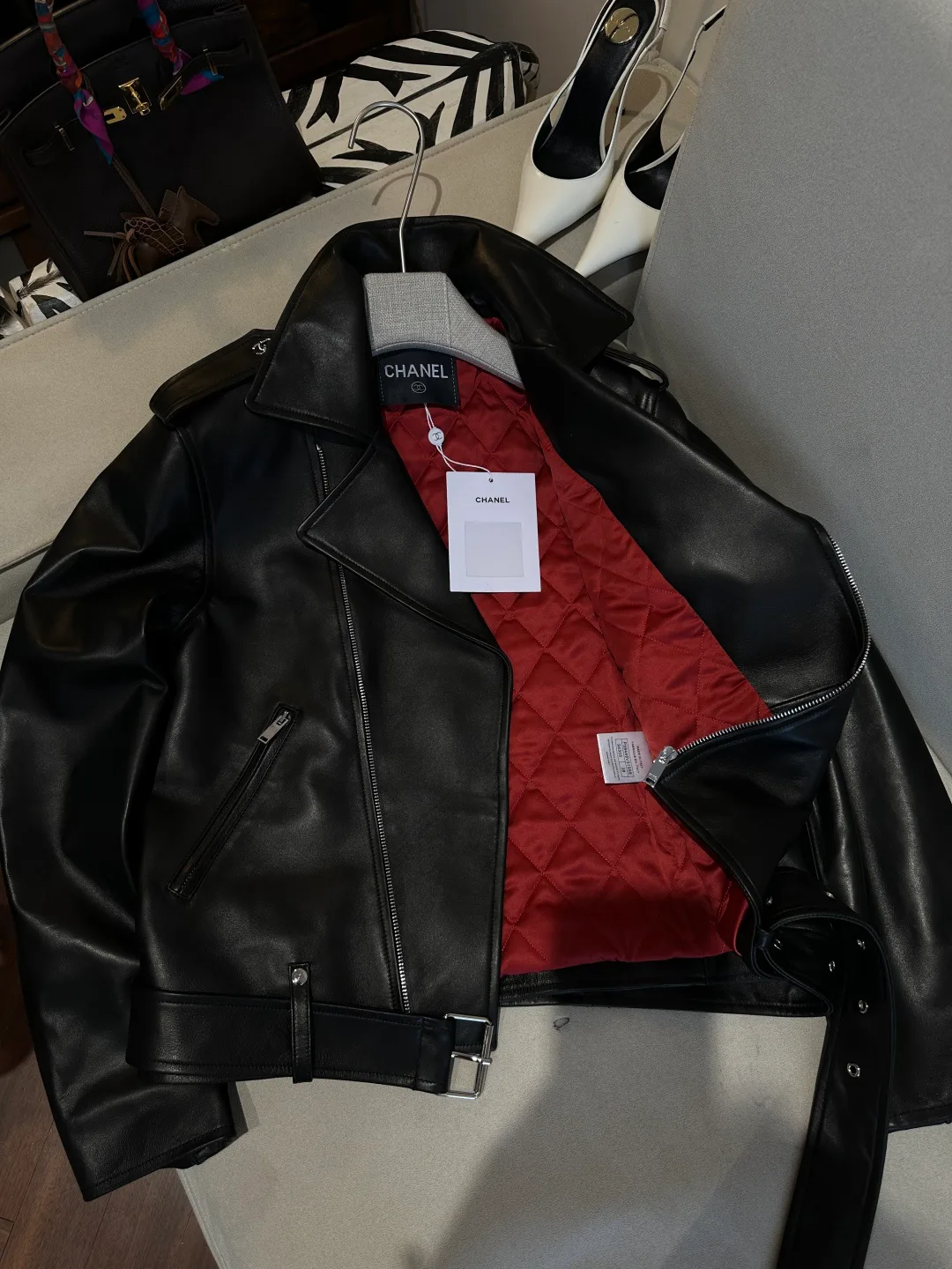 Women's Leather Jackets And Sheepskin Coats CHANEL 17399764