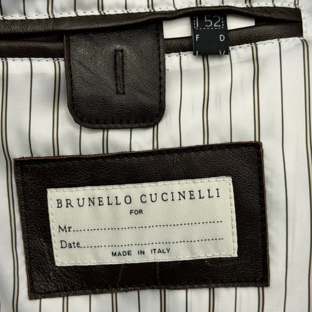 Men's Leather Jackets And Sheepskin Coats BRUNELLO CUCINELLI 17329879