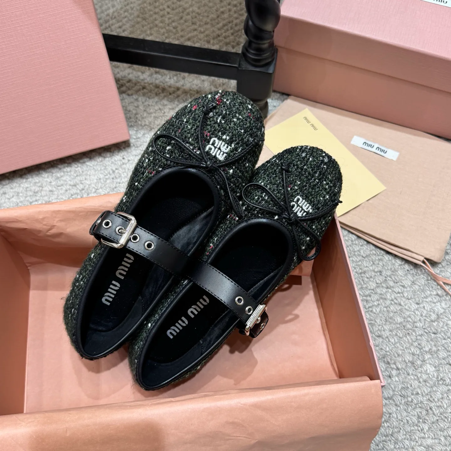 Балетки Женские Miu Miu 18676038