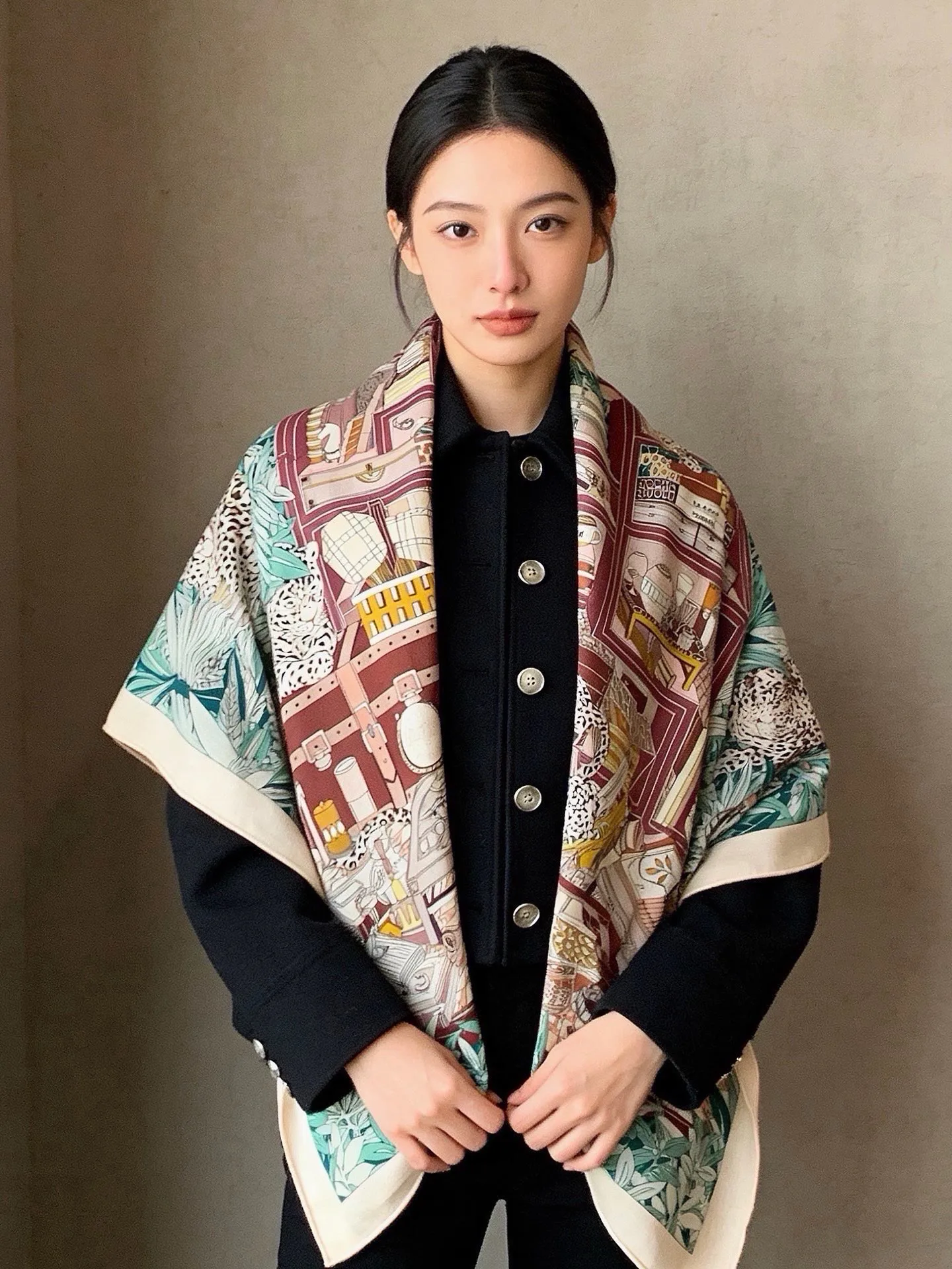 Silk Scarves HERMES 17543223
