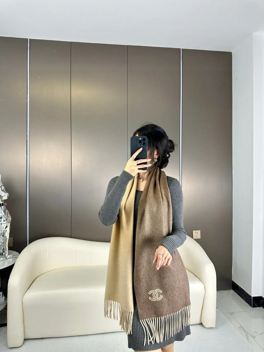Scarves CHANEL 18322269