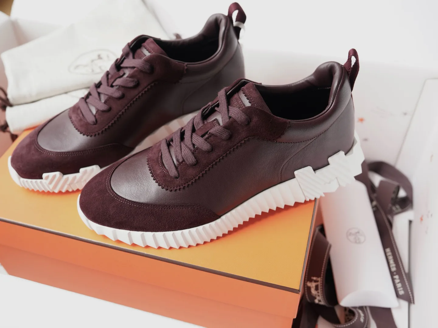 Men's Sneakers HERMES 18191638