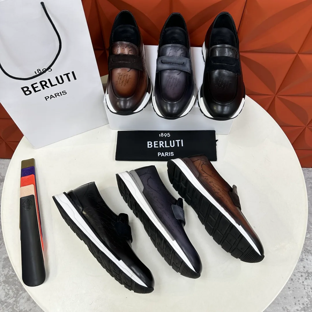 Men's Loafers And Dress Shoes BERLUTI 18000844