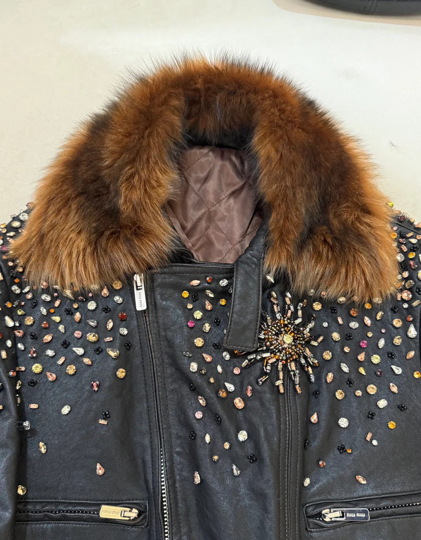 Women's Leather Jackets And Sheepskin Coats MIU MIU 18151046