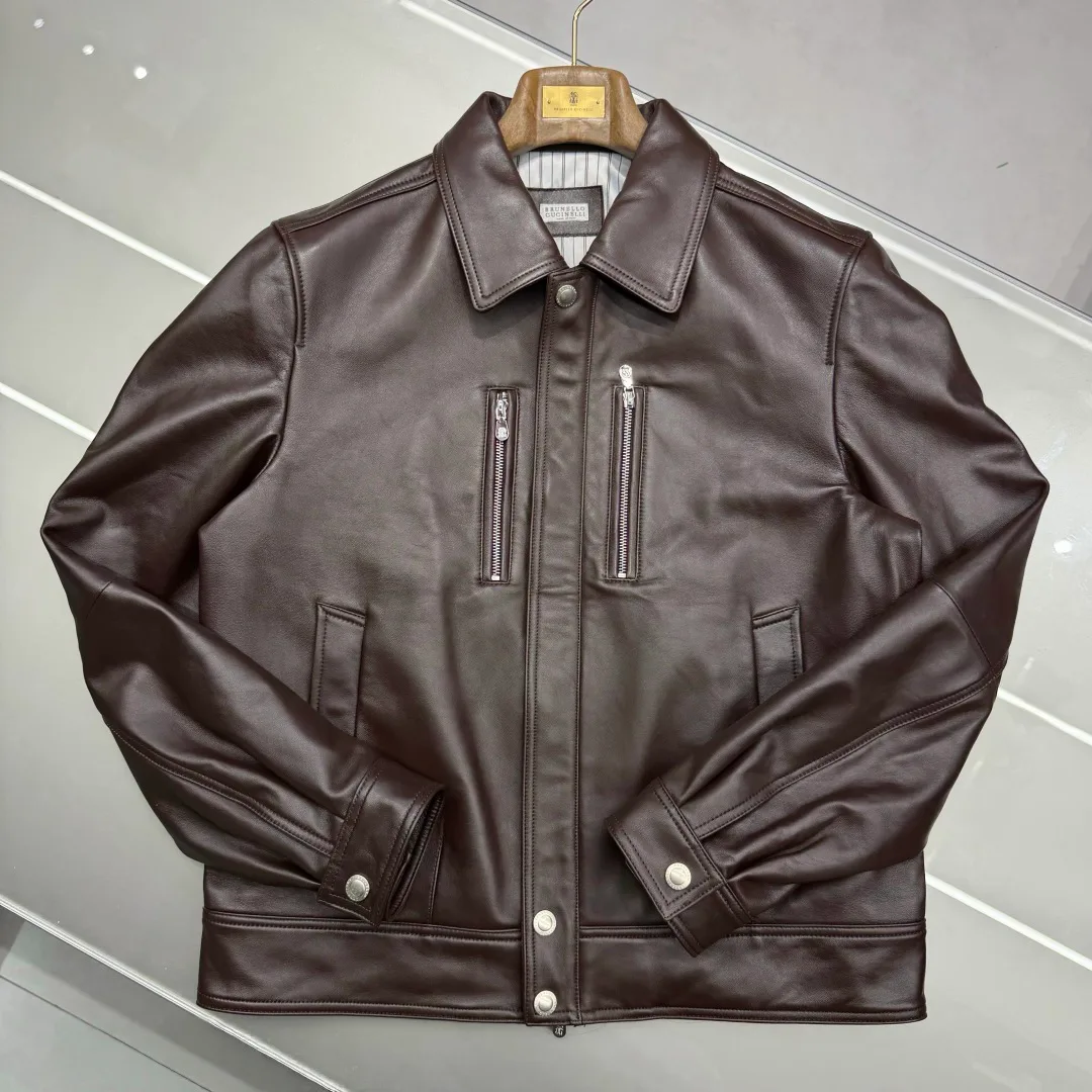 Men's Leather Jackets And Sheepskin Coats BRUNELLO CUCINELLI 17329879
