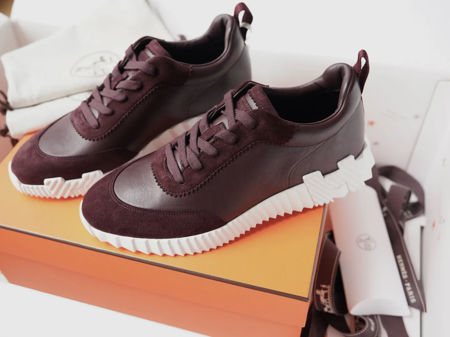 Men's Sneakers HERMES 18191638