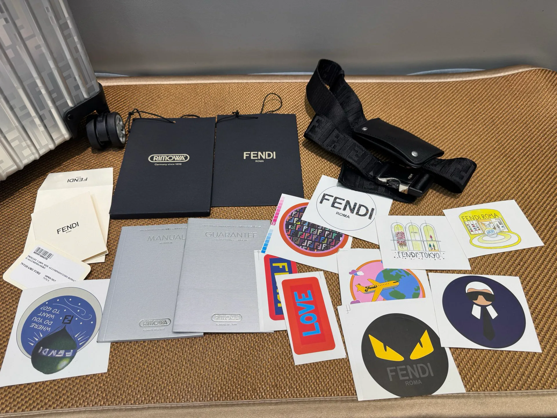 Suitcases FENDI 17186200