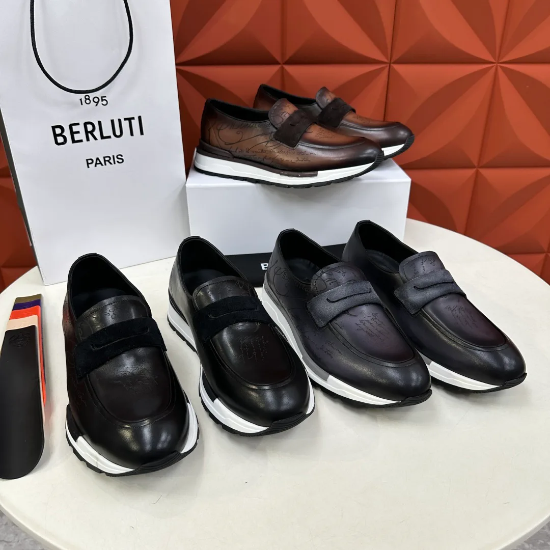 Men's Loafers And Dress Shoes BERLUTI 18000844