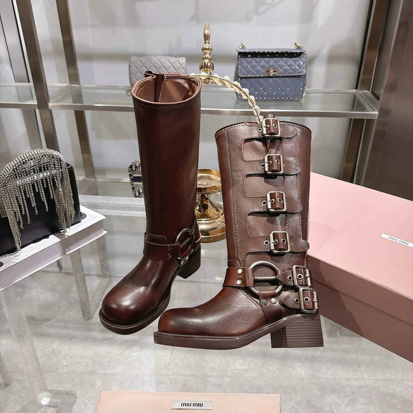 Women's Boots MIU MIU 18025421