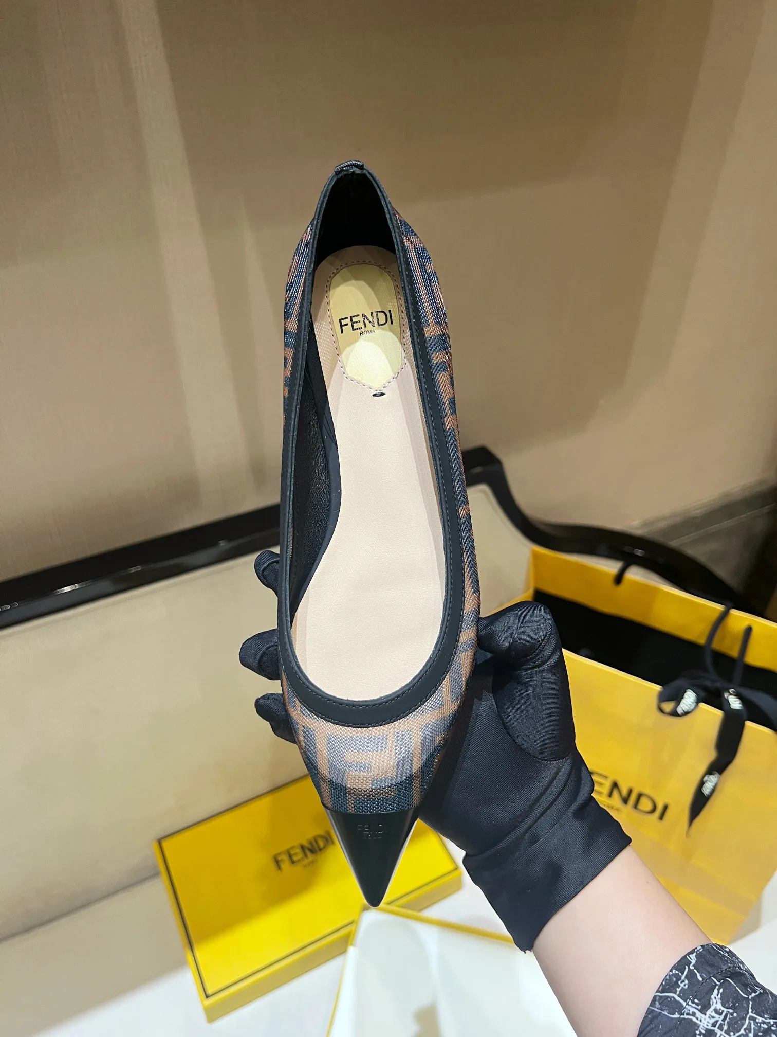 Women's Ballet Flats FENDI 17392020