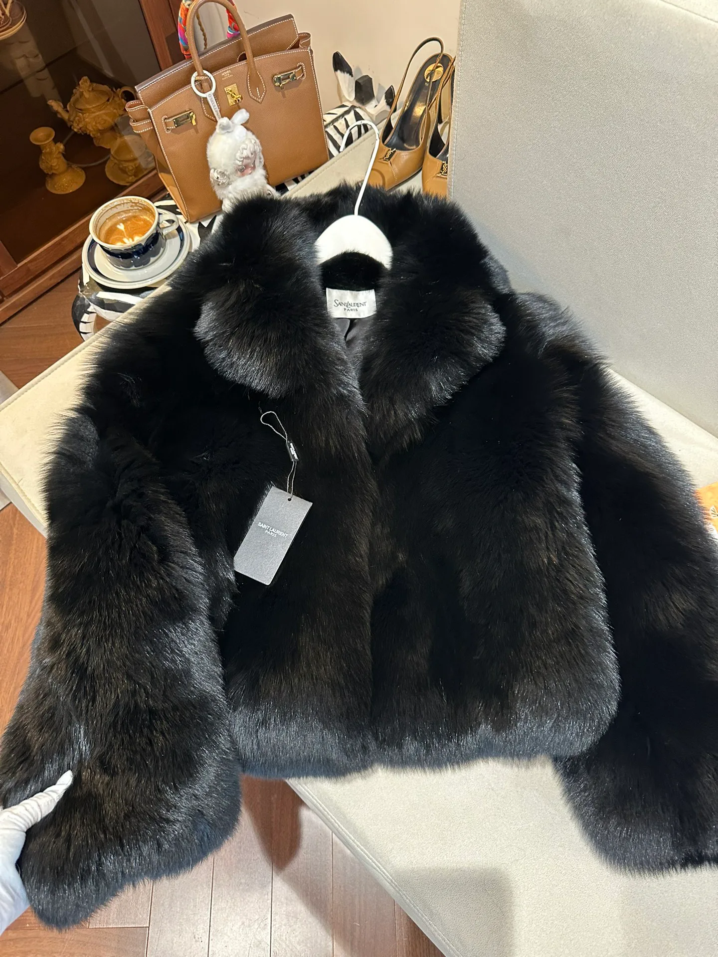 Women's Fur Coats SAINT LAURENT 18040754