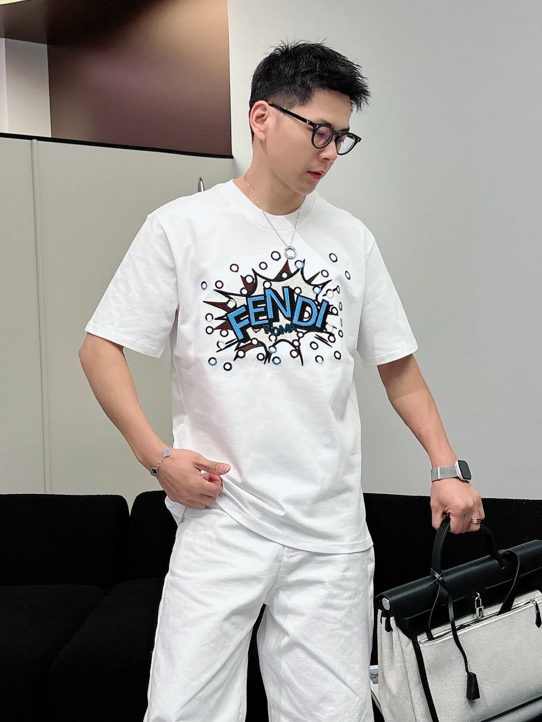 Men's T-Shirts FENDI 17349054