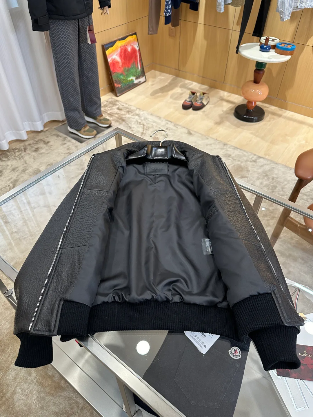 Кожаные Куртки И Дублёнки Мужские Prada 18558592