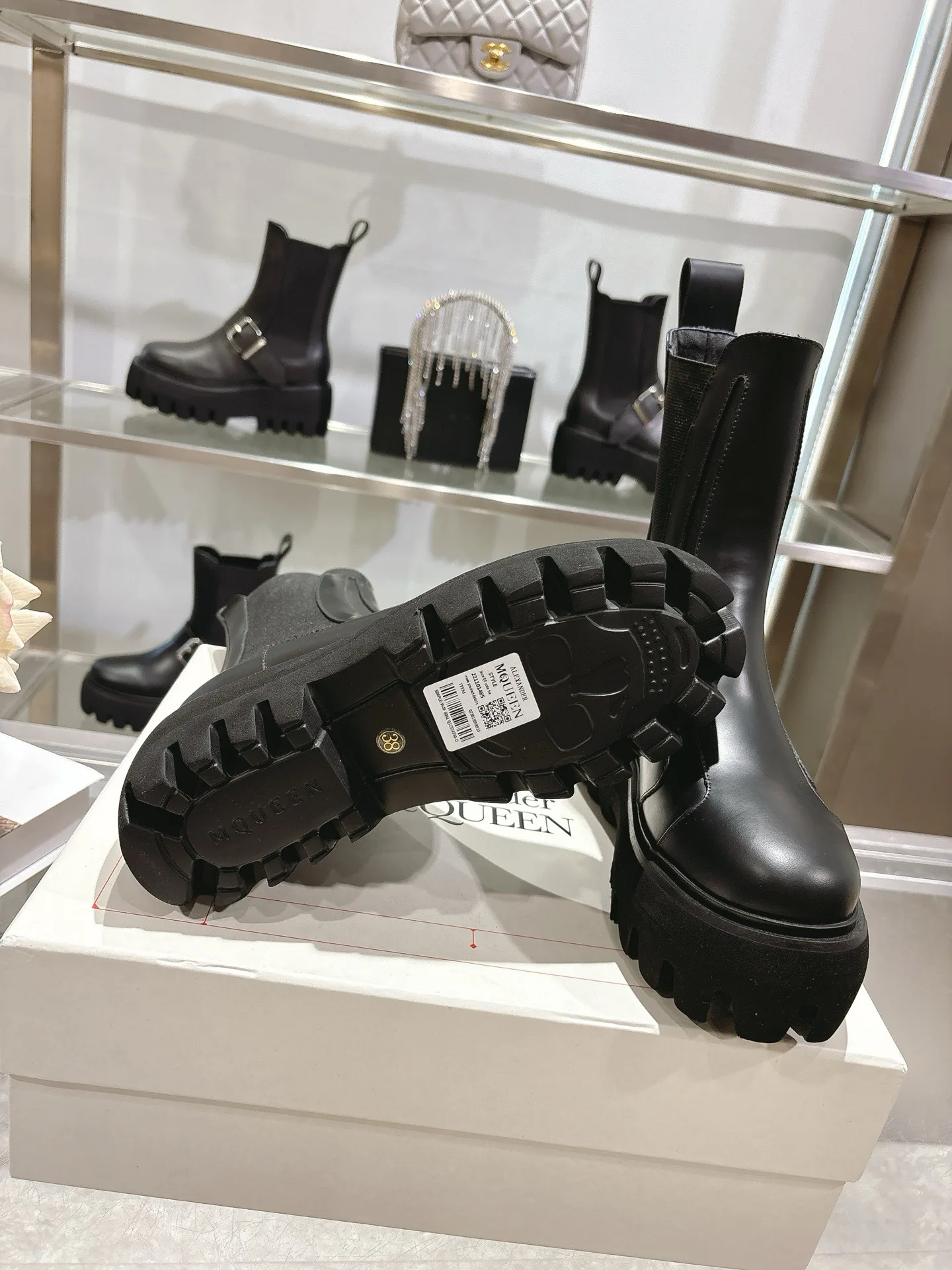 Ботинки Женские Alexander Mcqueen 18561998