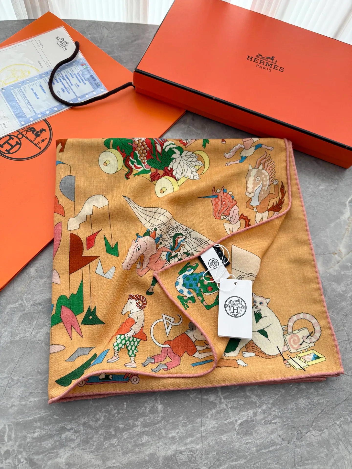Silk Scarves HERMES 18476658