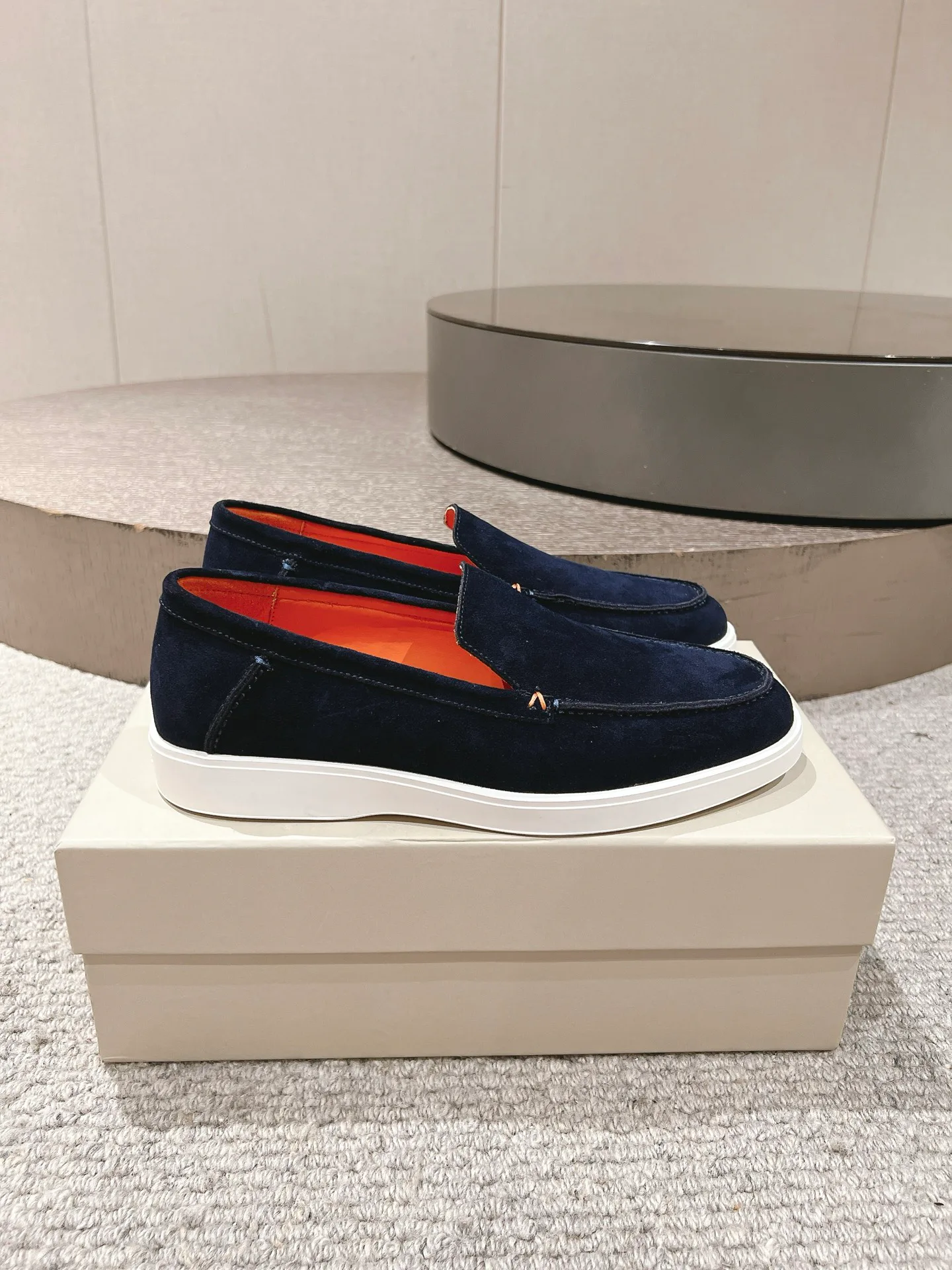 Men's Loafers And Dress Shoes SANTONI 17409245