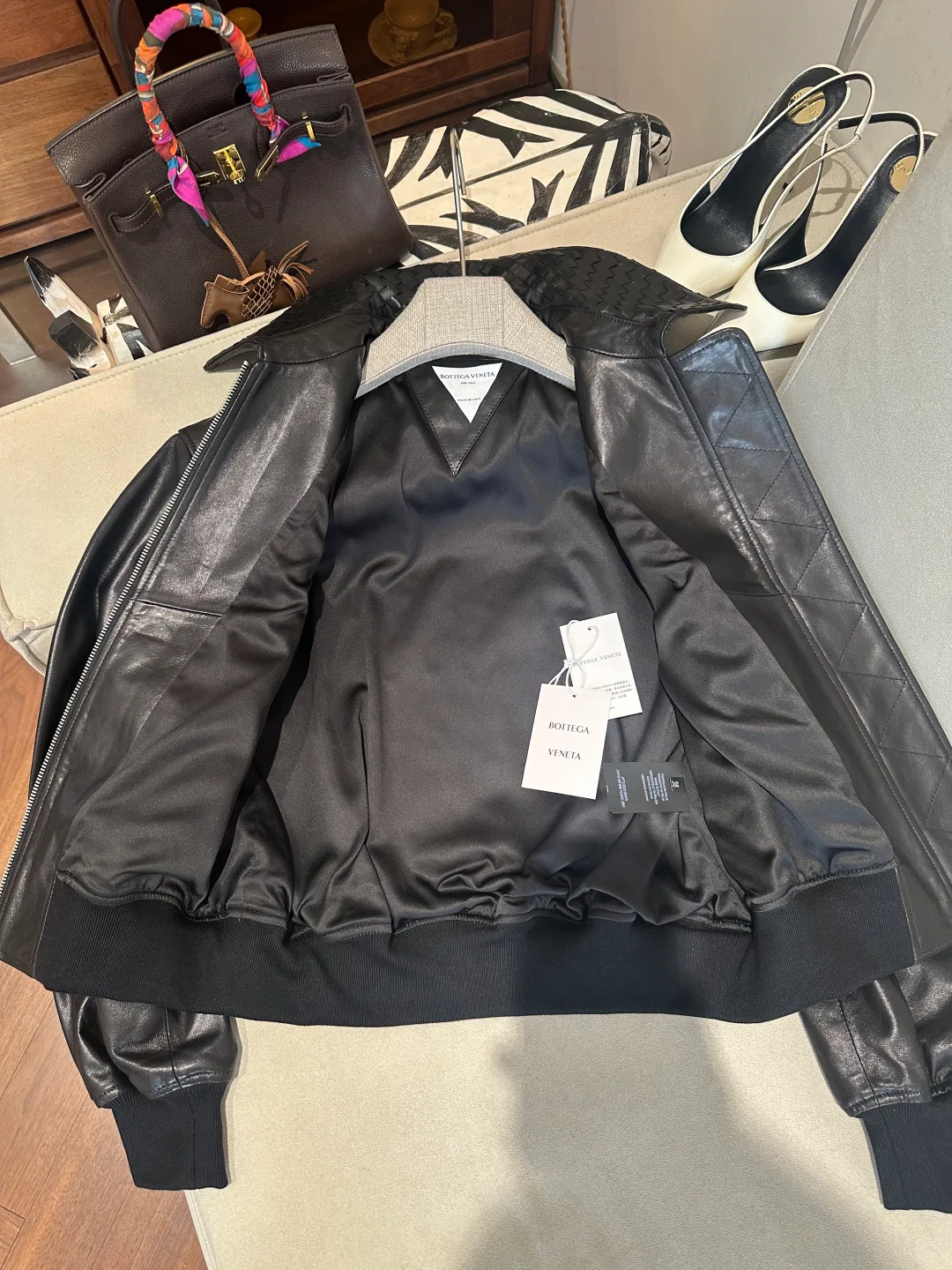 Women's Leather Jackets And Sheepskin Coats BOTTEGA VENETA 17934097