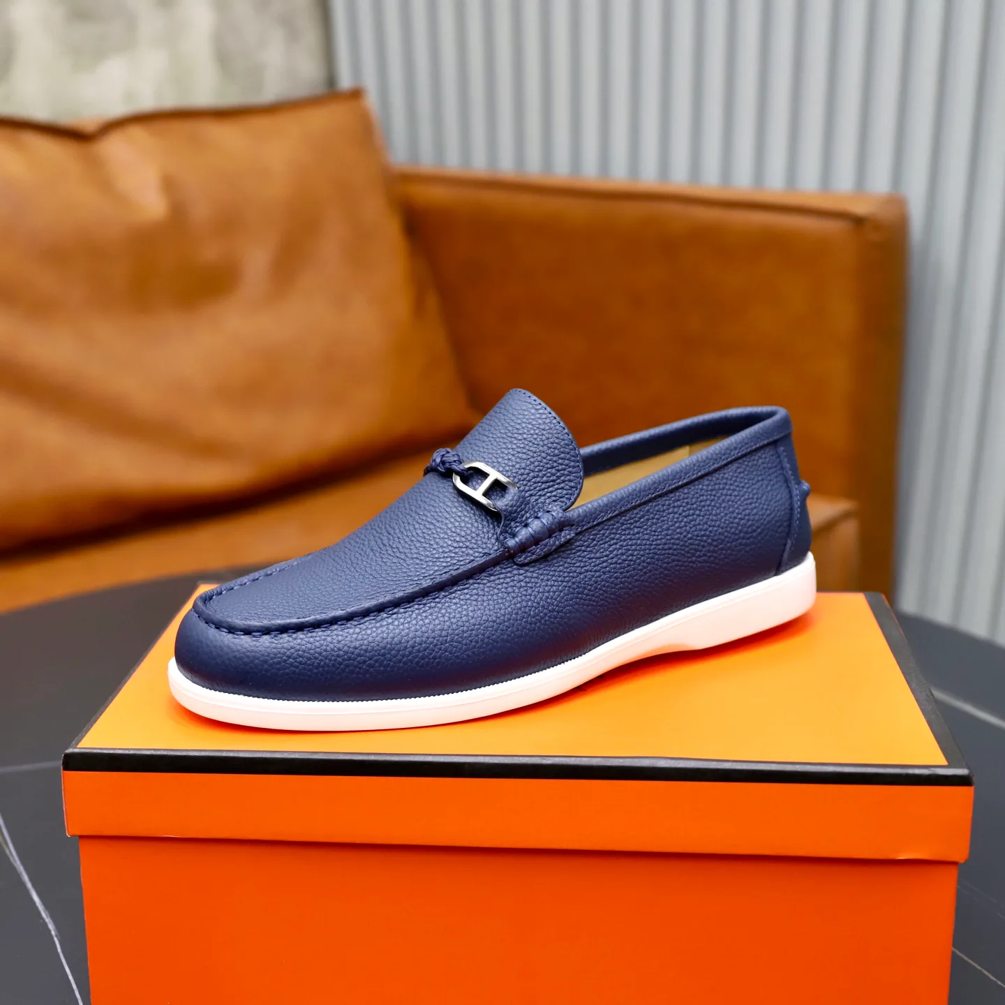 Men's Loafers And Dress Shoes HERMES 18103099