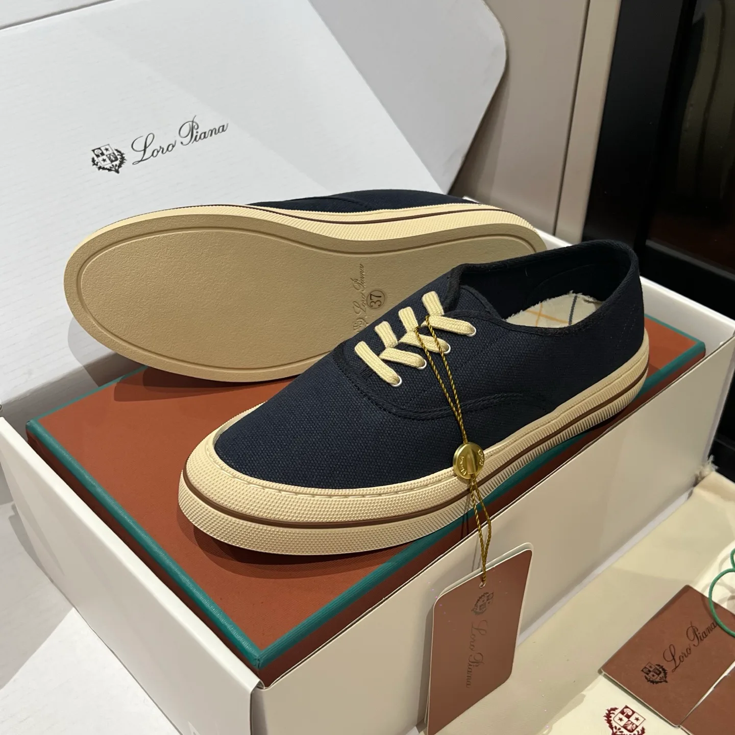 Women's Canvas Shoes LORO PIANA 17415045