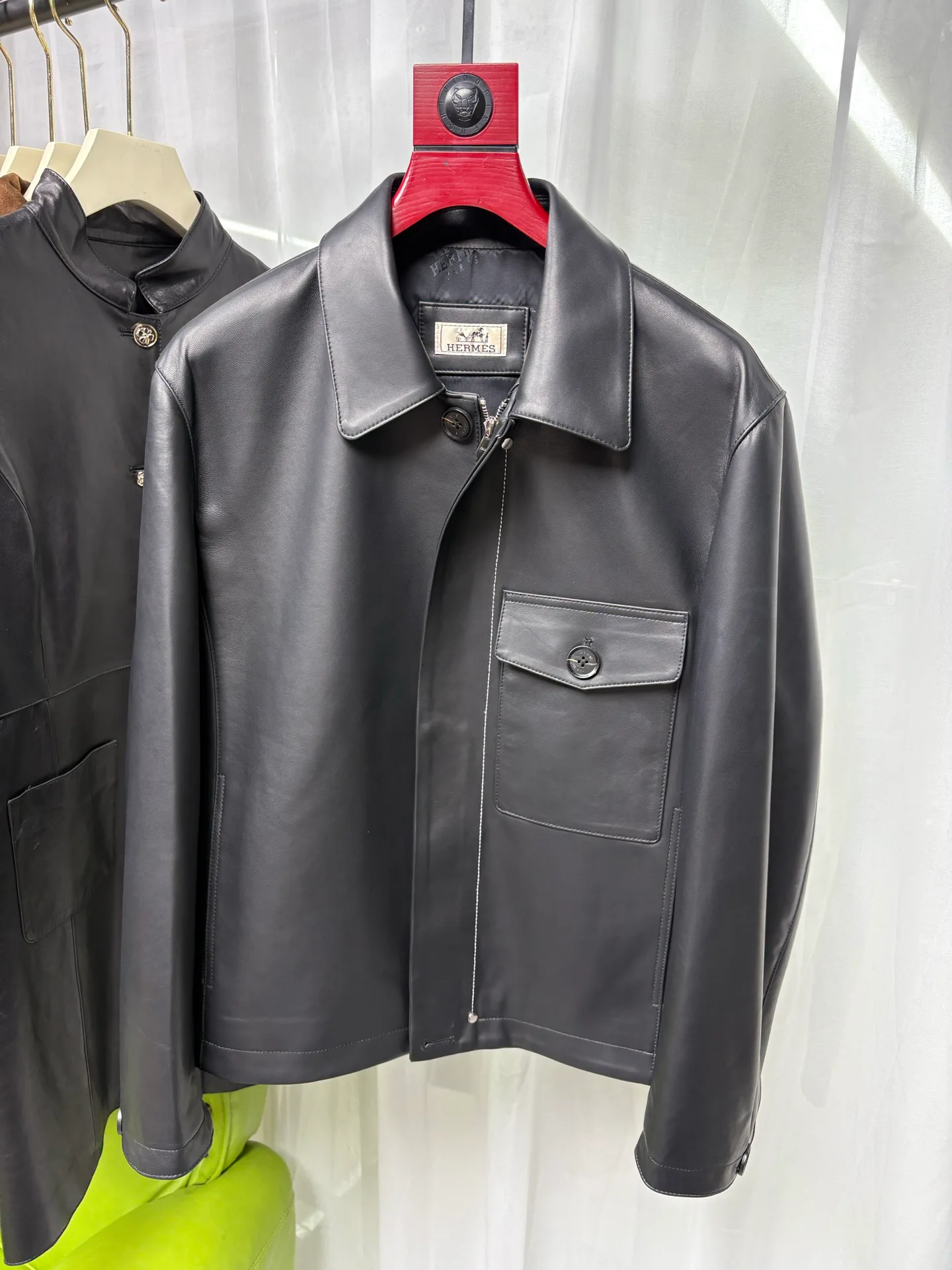Men's Leather Jackets And Sheepskin Coats HERMES 17794352