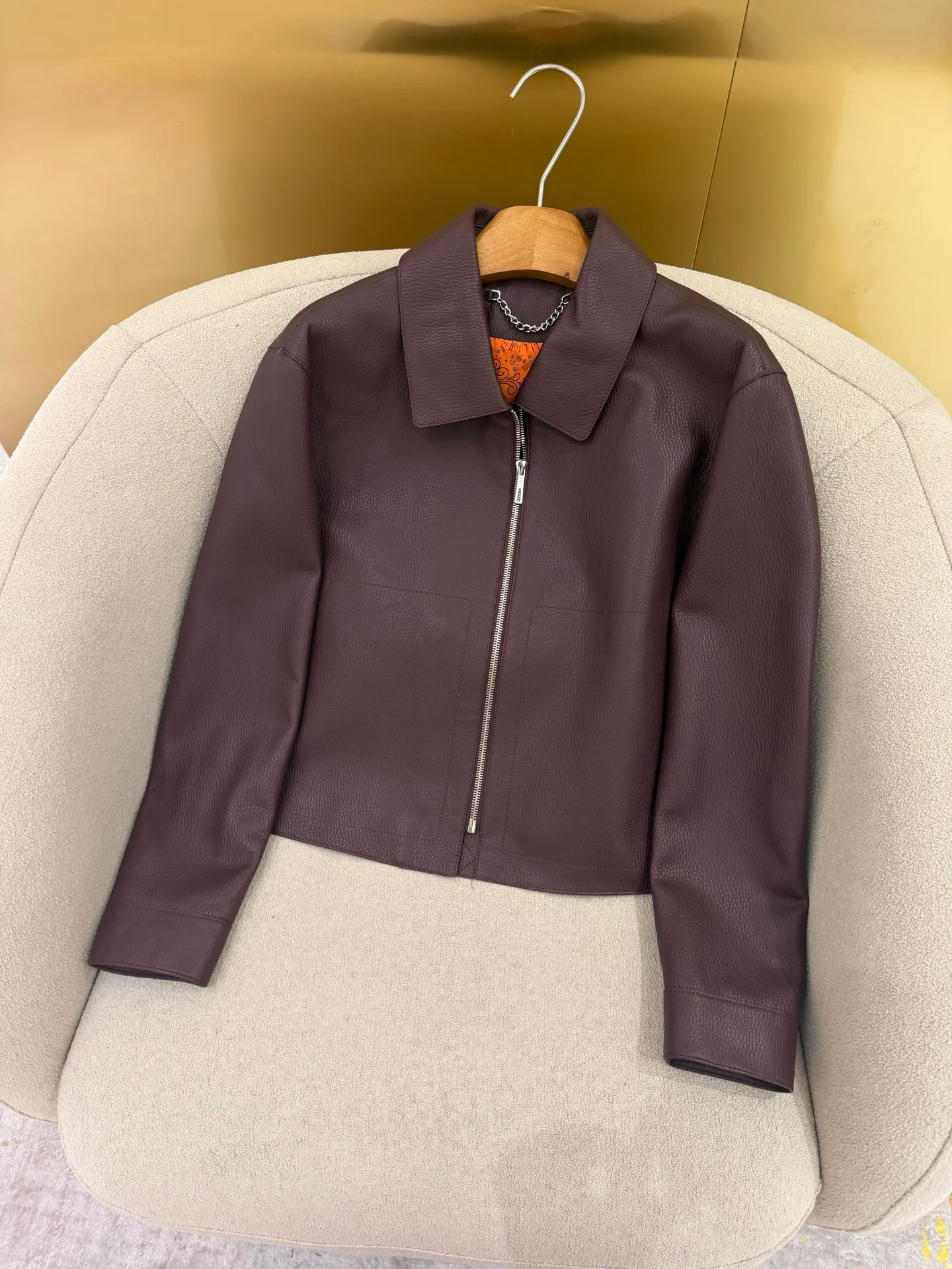Women's Leather Jackets And Sheepskin Coats HERMES 17802393